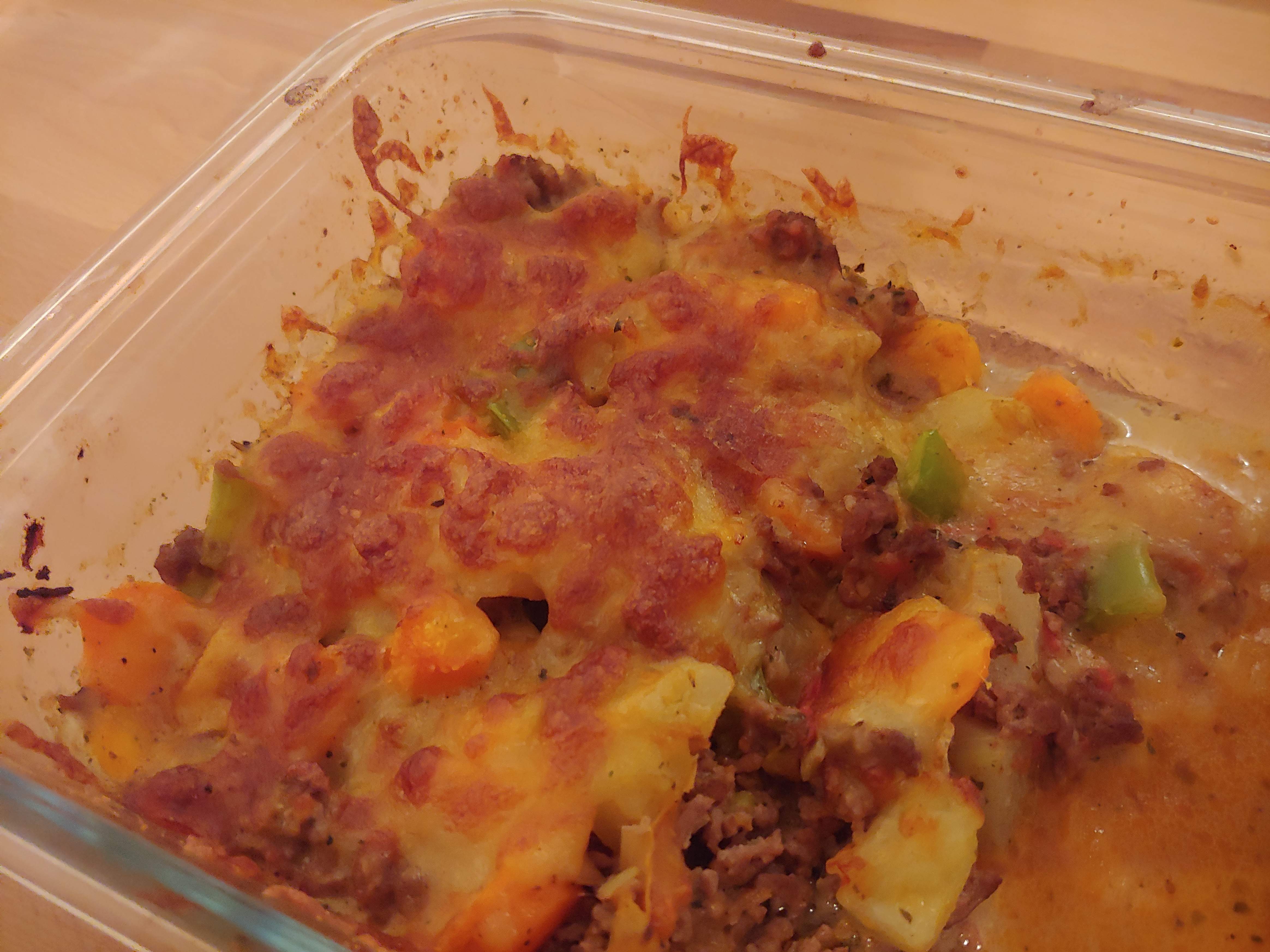 Kohlrabi-Möhren-Gratin