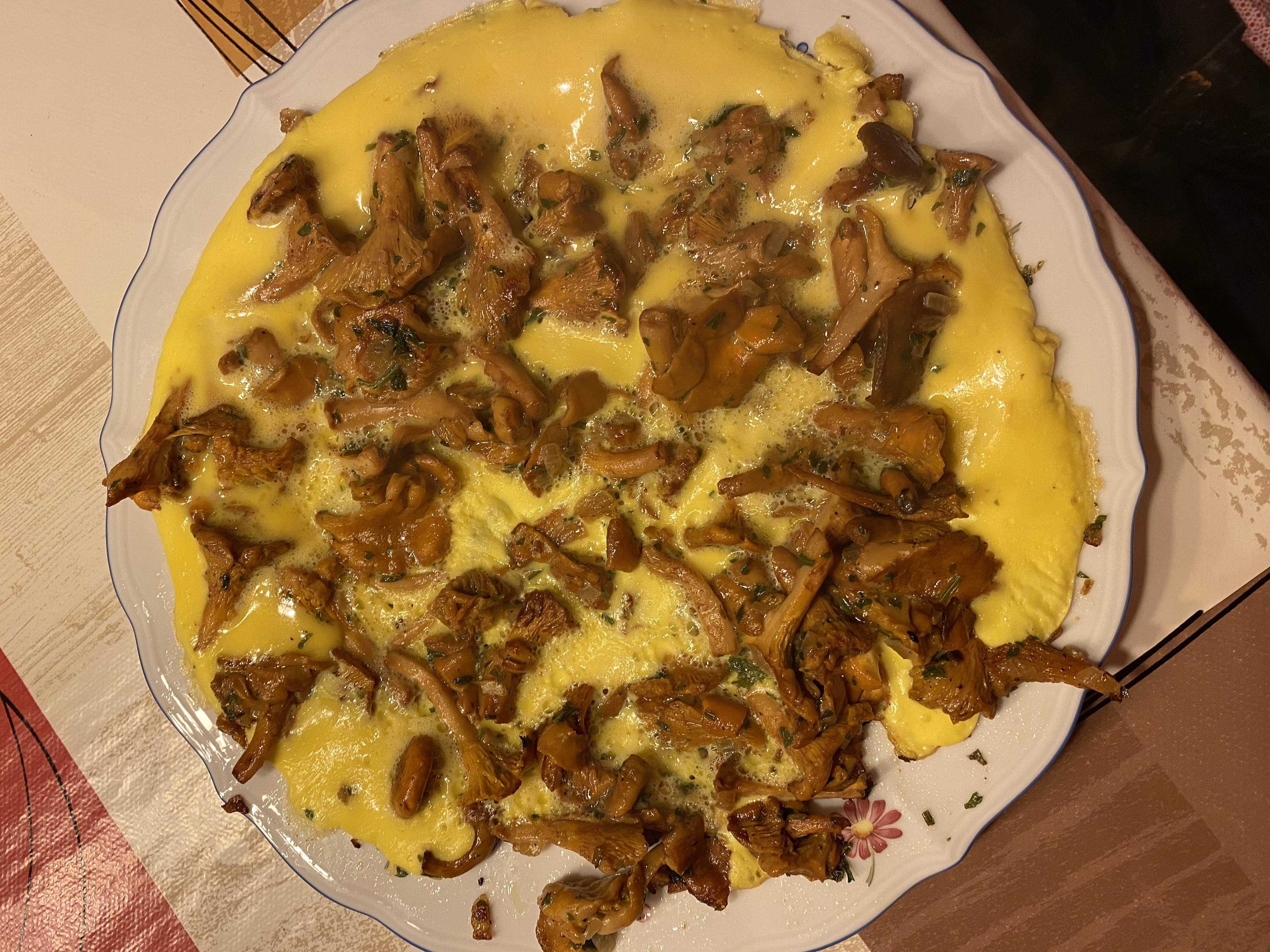 Pfifferling Omelette