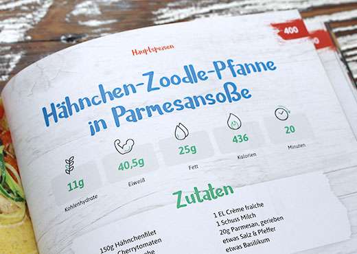 Nährwerte zu jedem Rezept