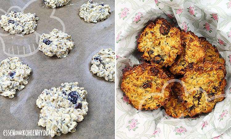 Chia Cranberry Protein-Cookies