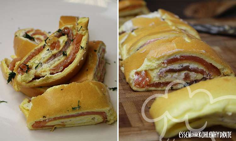 Low Carb Lachsröllchen