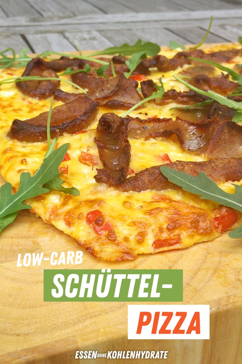 Schnelle Low-Carb Schüttelpizza - Low Carb Rezepte