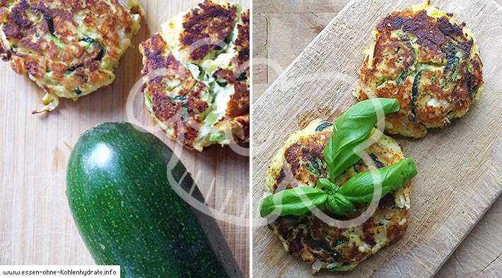 Leckere Low-Carb Zucchini-Puffer