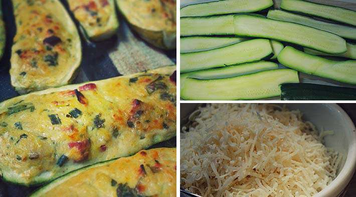 Zucchini Pizza Boats