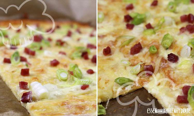 Low-Carb Flammkuchen (Klassisch)