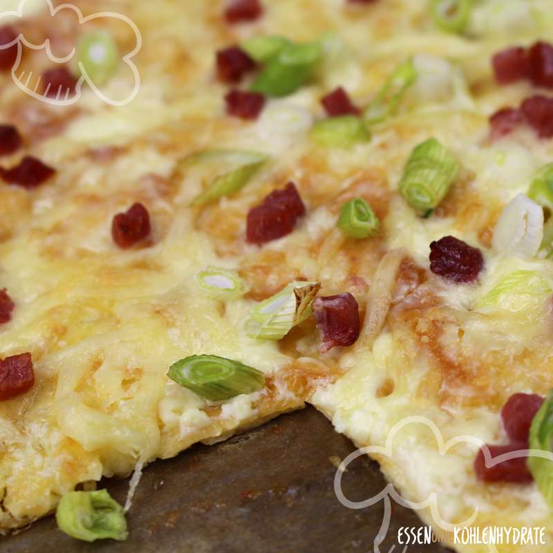 Low-Carb Flammkuchen (Klassisch)