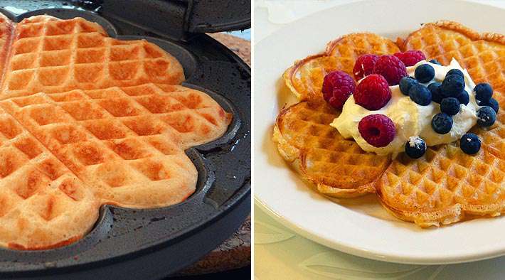 Zuckerfreie Low-Carb Keto-Waffeln