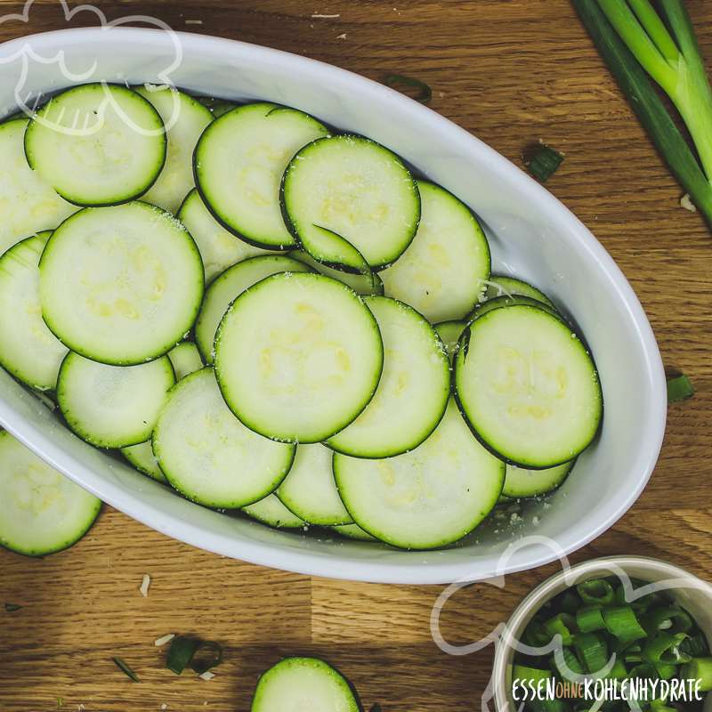 Leckeres Zucchini-Gratin