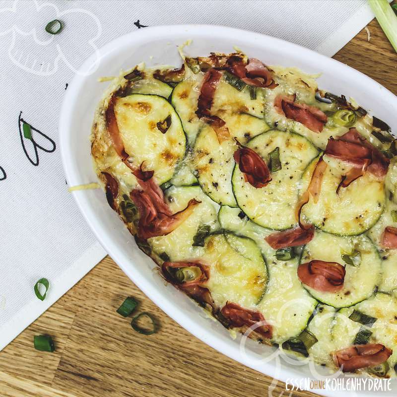 Leckeres Zucchini-Gratin