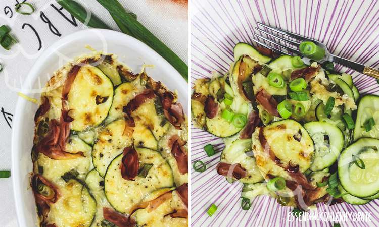 Leckeres Zucchini-Gratin