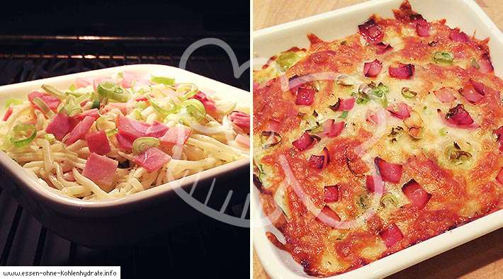 Leckeres Zucchini-Gratin