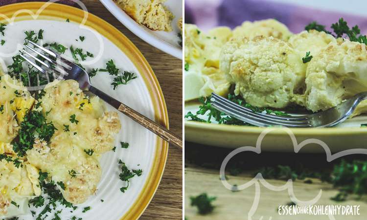 Low-Carb Blumenkohl-Gratin