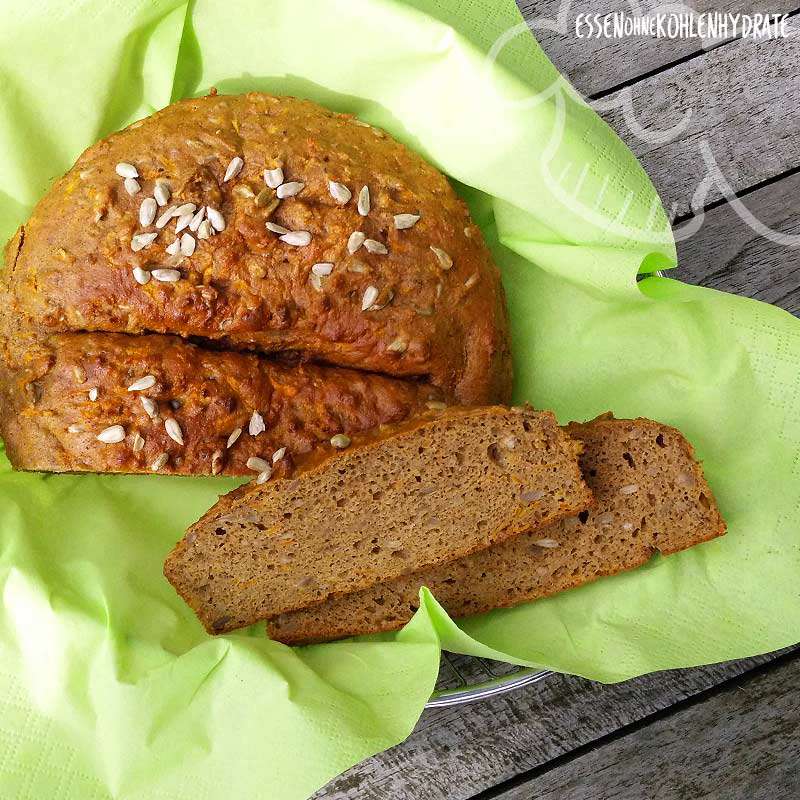 Leckeres Low-Carb Karottenbrot - Essen ohne Kohlenhydrate