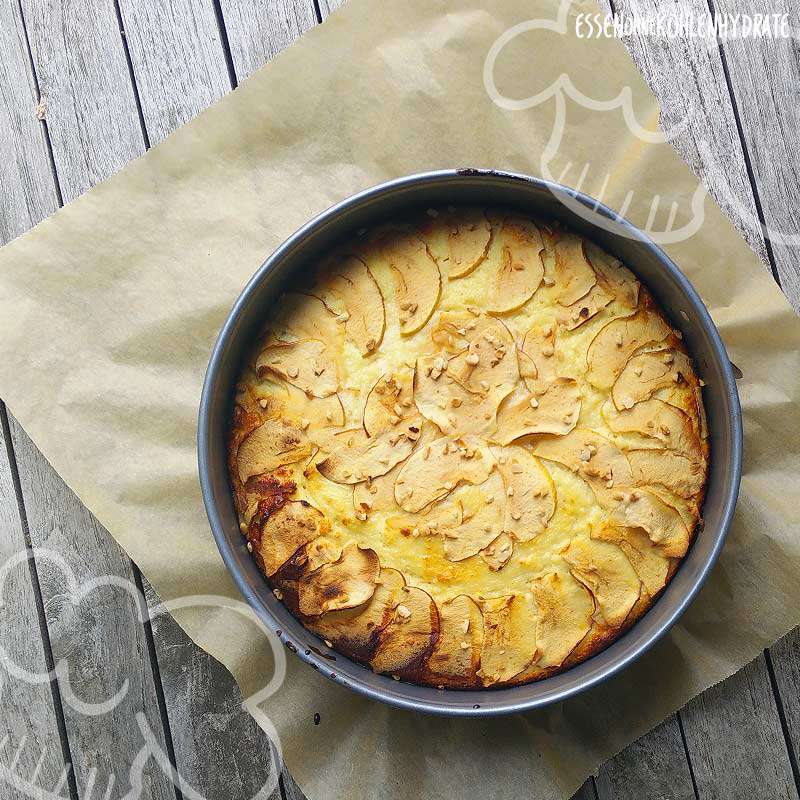 Low-Carb Apfel-Käsekuchen - Essen ohne Kohlenhydrate