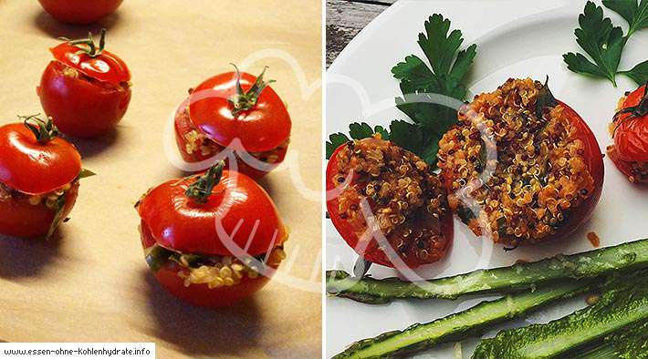 Gefüllte Quinoa-Tomaten