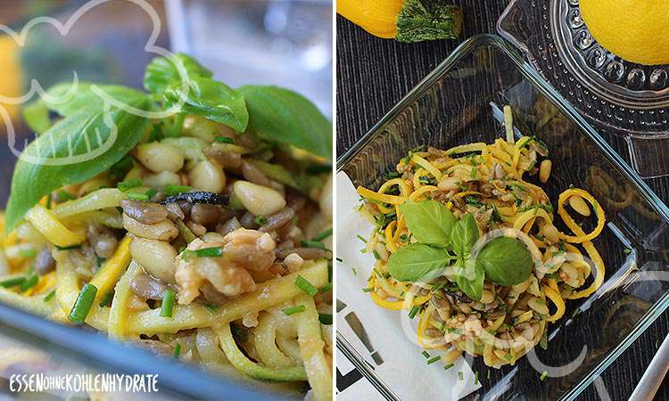 Leckerer Zoodle-Zitronen-Salat