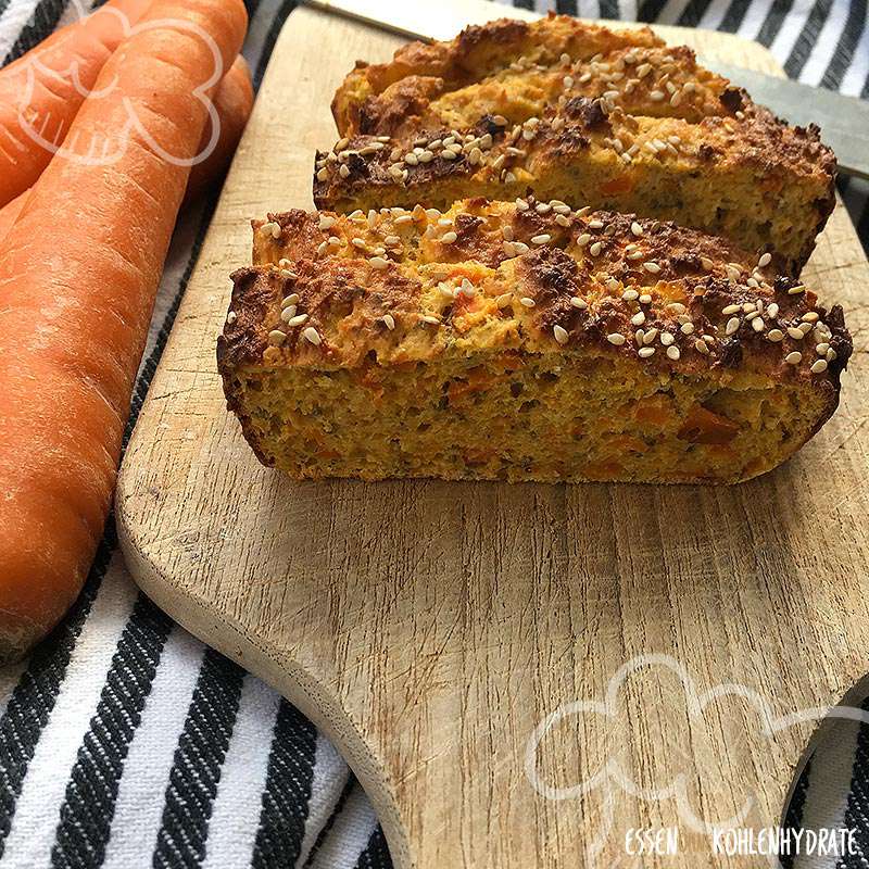 Karotten-Chia Brot - Essen ohne Kohlenhydrate