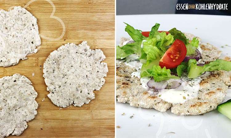 Low-Carb Pita-Fladen