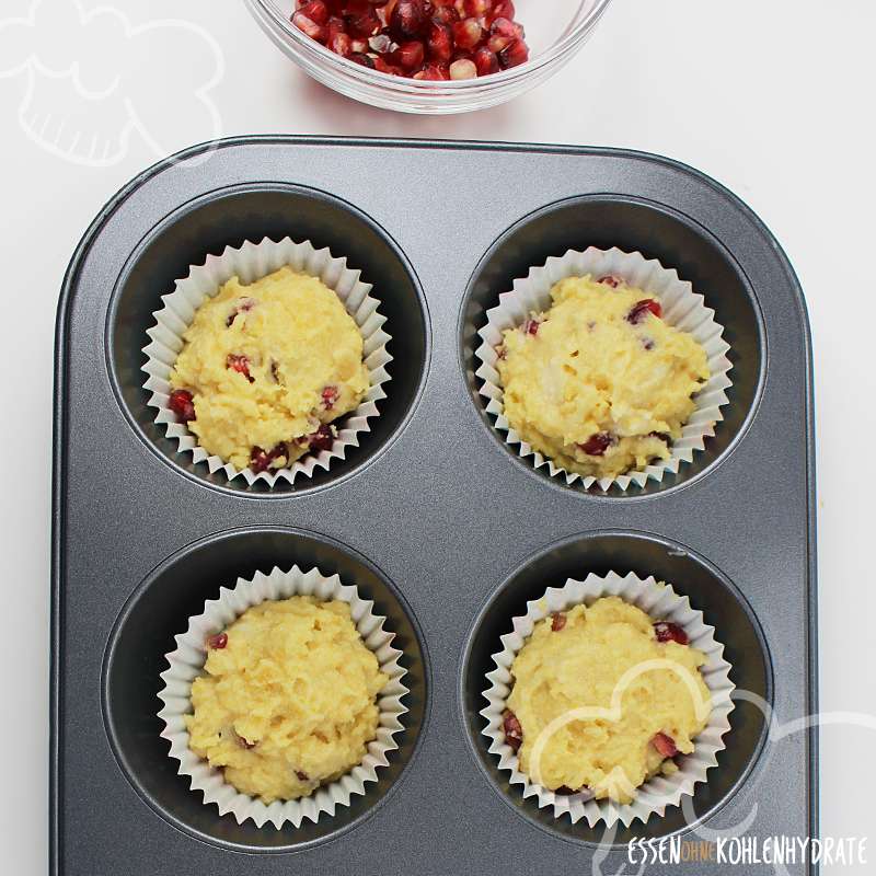 Granatapfel Muffins Pomegranate