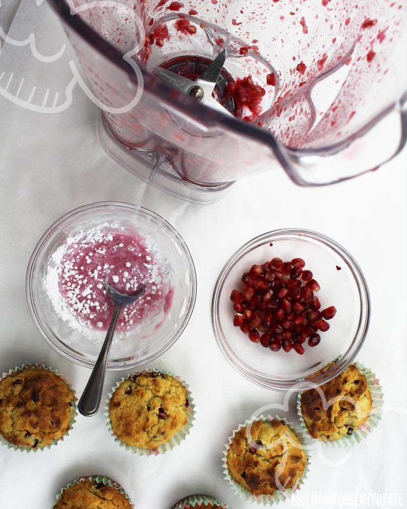 Granatapfel Muffins Pomegranate