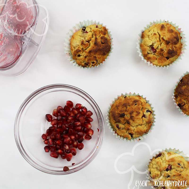 Granatapfel Muffins Pomegranate