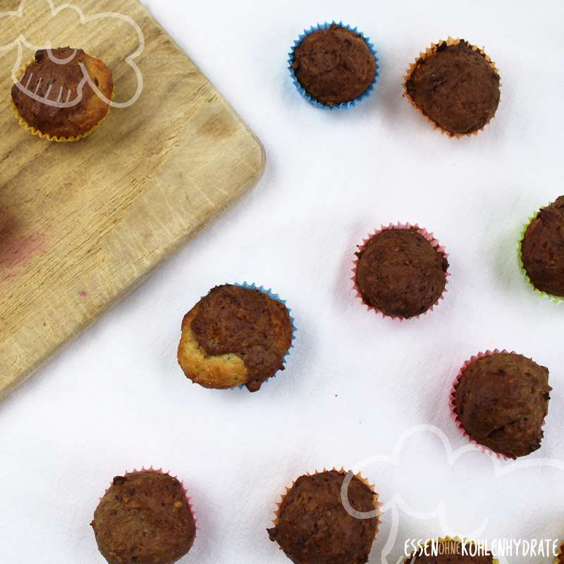 Low-Carb Mini Marmor Muffins