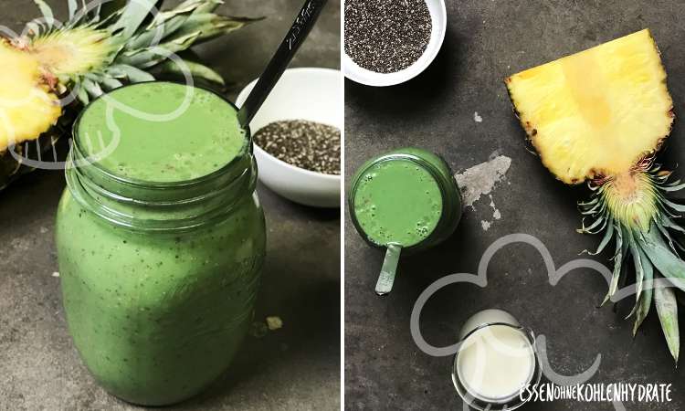 Schneller Low-Carb Frühstücks-Smoothie