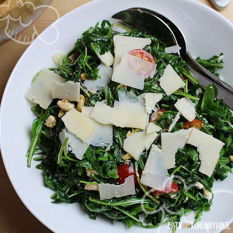 Frischer Rucola-Salat