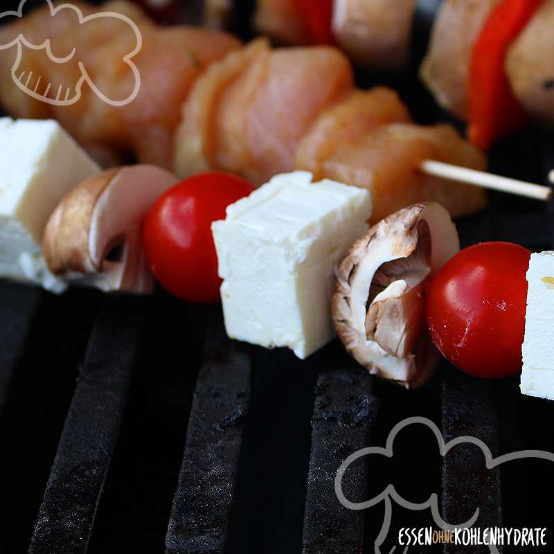 Feta-Grill-Spieße