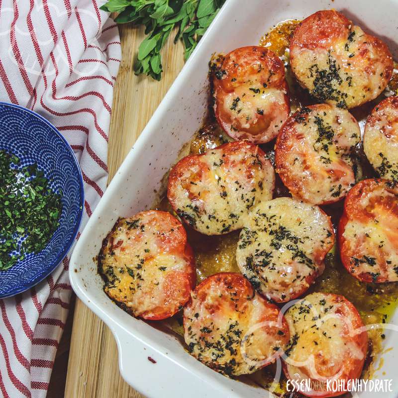 Ofentomaten mit Parmesan