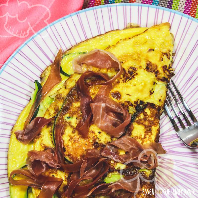 Omelette mit Zucchini