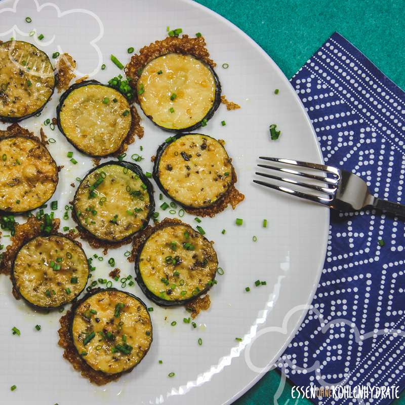 Zucchini-Parmesan-Taler