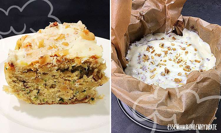 Low-Carb Zucchinikuchen - Essen ohne Kohlenhydrate