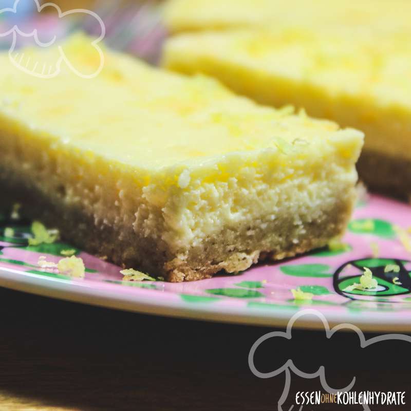 Zitronen-Cheesecake - Essen ohne Kohlenhydrate