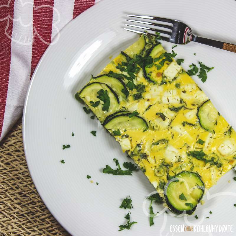 Zucchini-Auflauf mit Feta