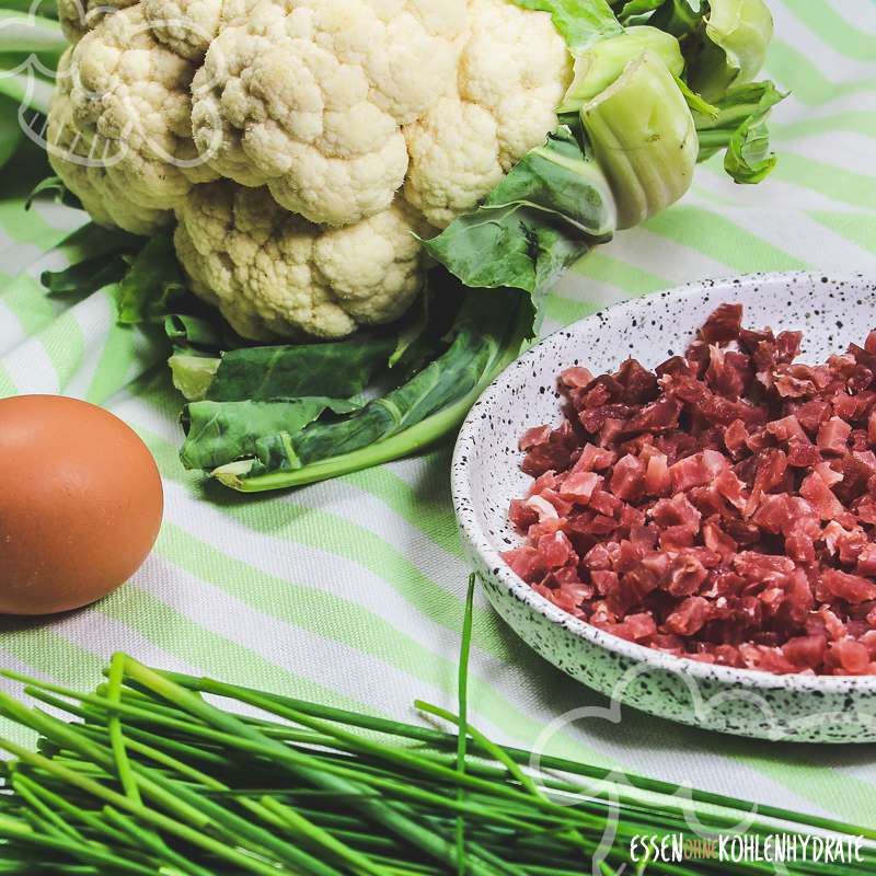 Gerösteter Blumenkohl mit Ei