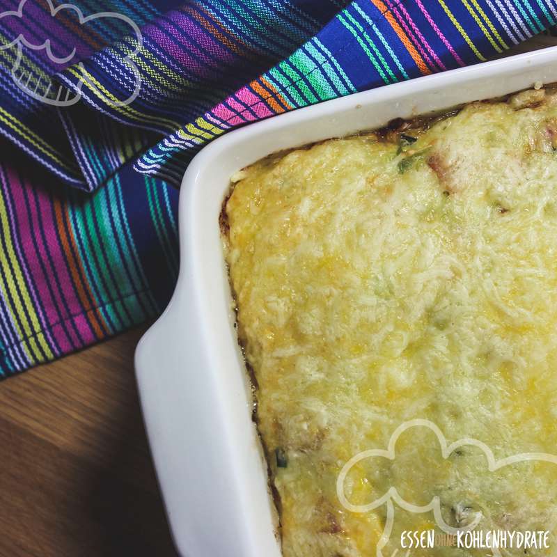 Lauch-Schinken-Auflauf - Essen ohne Kohlenhydrate