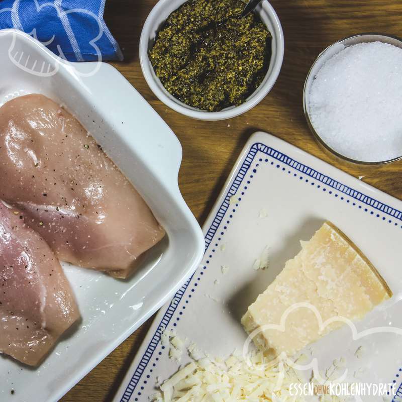 Pesto-Parmesan-Hähnchen