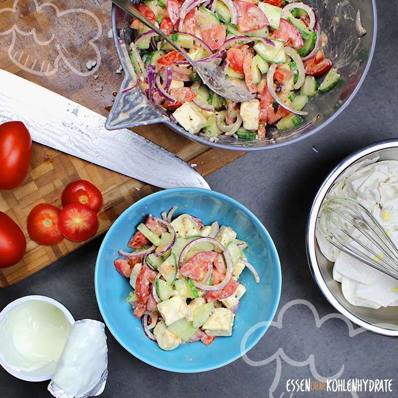 Leichter Sommersalat - Essen ohne Kohlenhydrate