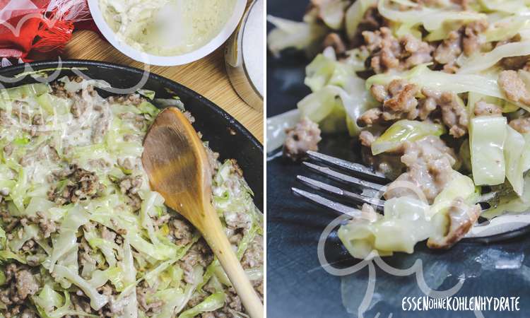 Spitzkohl-Hack-Pfanne