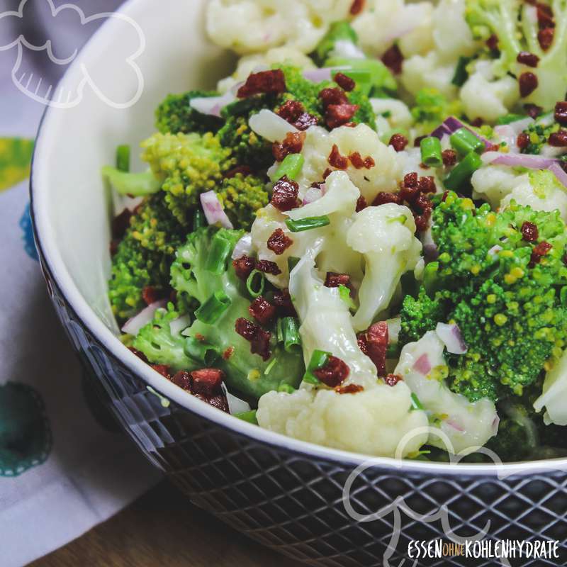 Brokkoli-Blumenkohl-Salat