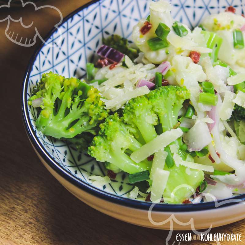 Brokkoli-Blumenkohl-Salat