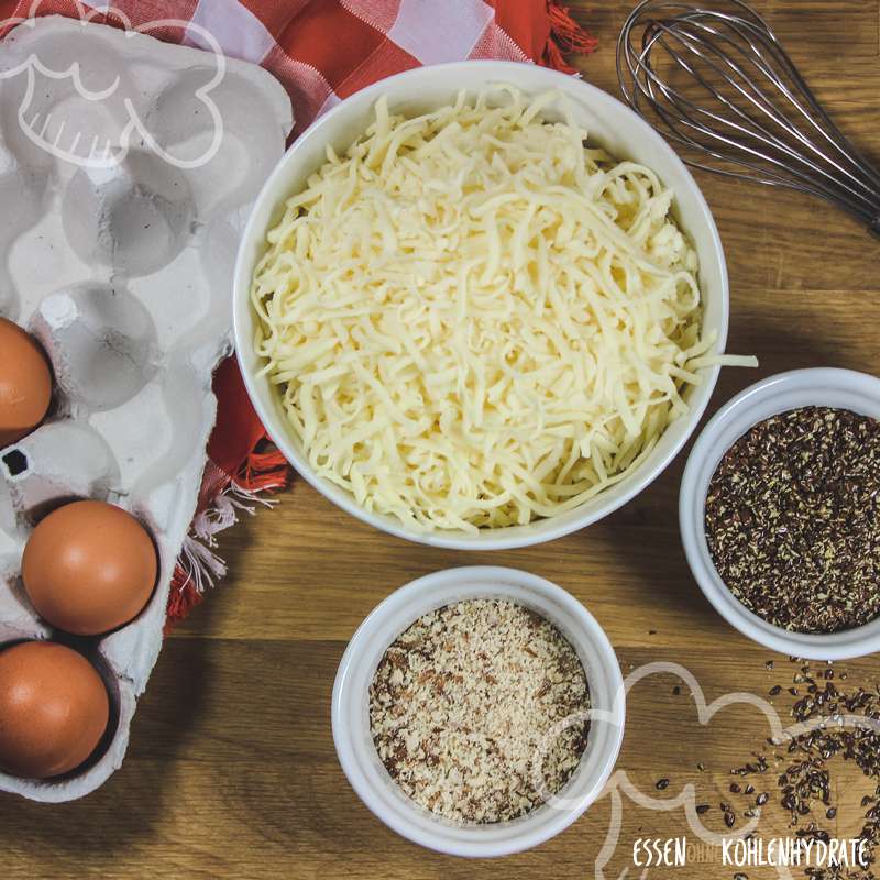 Low-Carb Fladenbrot mit Käse