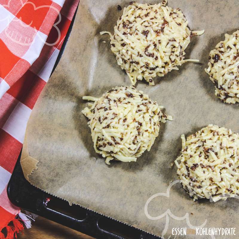 Low-Carb Fladenbrot mit Käse