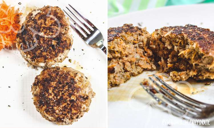 Hackfleisch-Möhren-Frikadellen - Essen ohne Kohlenhydrate