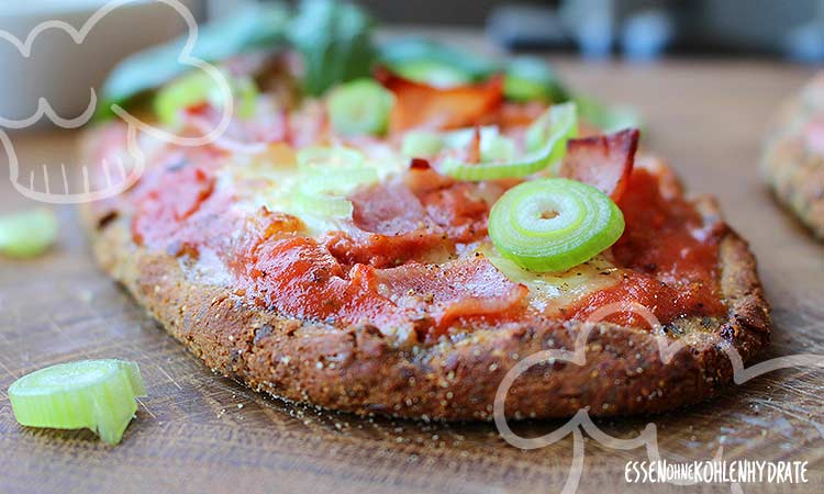 Low-Carb Pizza-Baguettes