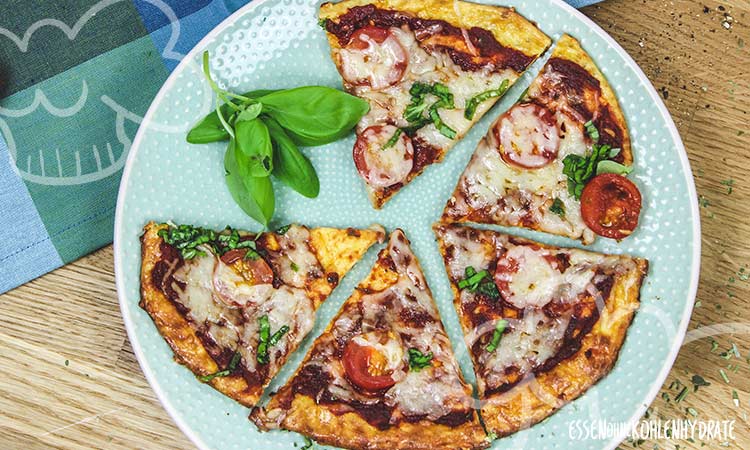 Einfache Low-Carb Pizza (ohne Mehl)