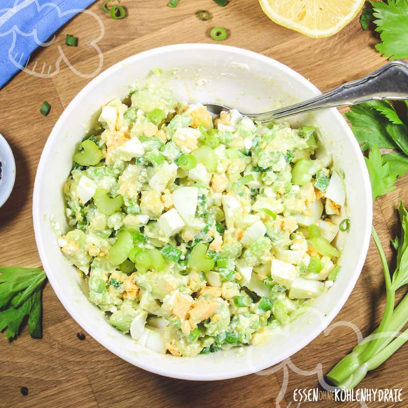 Avocado-Eier-Salat - Essen ohne Kohlenhydrate