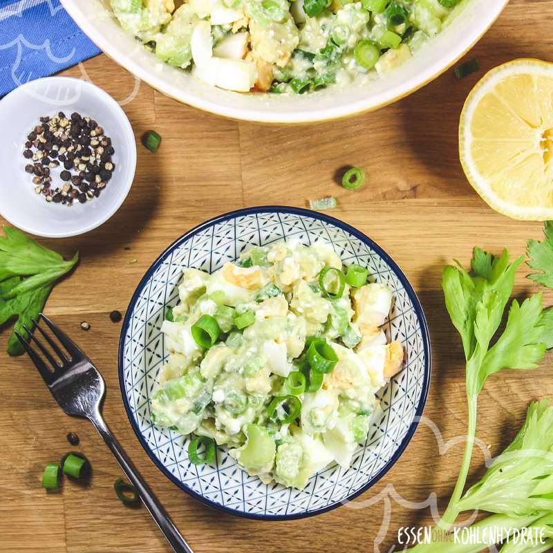 Avocado-Eier-Salat - Essen ohne Kohlenhydrate