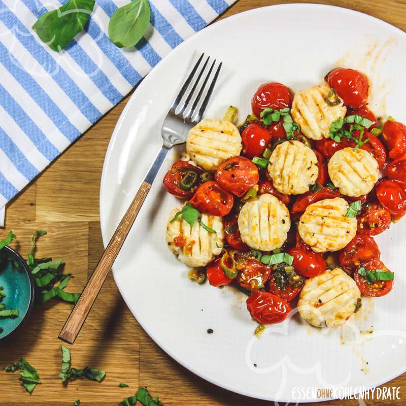 Quark-Gnocchi mit Tomatensoße